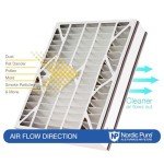 Nordic Pure MERV 12 Air Bear Filter 20x25x5