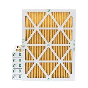 Glasfloss 20x24 MERV 11 Pleated Air Filters - 6 Pack