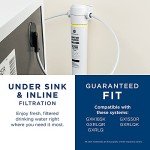 GE Under Sink Water Filter | Easy Install