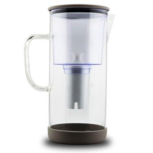 Sleek Glass Pitcher with pH Balancing Filter