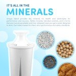 Sleek Glass Pitcher with pH Balancing Filter