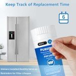 3-Pack PURIFRIZ XWF Water Filter for GE Refrigerators