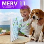 MERV 11 Pleated Air Filters (6-Pack) 14x24x1