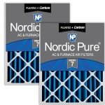 Nordic Pure 20x25x4 Pleated Air Filters 2 Pack