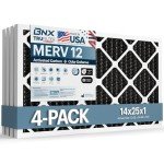 BNX TruFilter 14x25x1 MERV 12 Odor Defense Filters