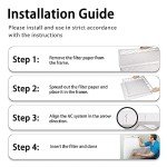 16x25x1 MERV 11 Pleated Air Filters Set