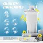 NUTTUTO Water Filter Replacement for Brita – Pack of 6