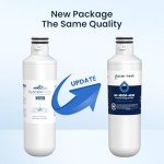 GLACIER FRESH LT1000PC Refrigerator Water Filter (2 Pack)