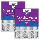 Nordic Pure MERV 8 Air Filters 20x25x5 - 2 Pack
