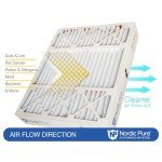Nordic Pure MERV 8 Air Filters 20x25x5 - 2 Pack
