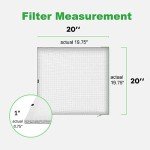 Washable 20x20x1 MERV 8 Air Filter for HVAC