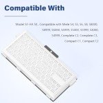 HEPA Filters for Miele AirClean S4-S8 - 4 Pack