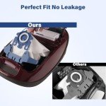 HEPA Filters for Miele AirClean S4-S8 - 4 Pack