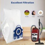 HEPA Filters for Miele AirClean S4-S8 - 4 Pack