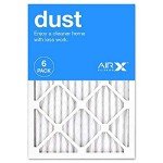 AIRx DUST MERV 8 Pleated Air Filters - 6 Pack