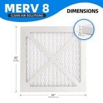 12x12x1 Pleated Air Filters - 6 Pack