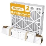 Expandable MERV 11 Media Filter 23"x20"x5" - 2-Pack