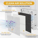 Expandable MERV 11 Media Filter 23"x20"x5" - 2-Pack