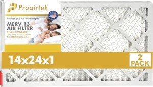 Proairtek 14x24x1 MERV 13 Air Filter Pack