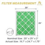 MervKing 20x25x2 MERV 13 Pleated Air Filters 4-Pack