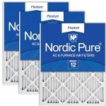 Nordic Pure MERV 12 Pleated Air Filters 3 Pack