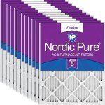 Nordic Pure MERV 8 Air Filters 12 Pack