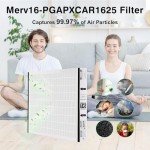 Merv16 16x25x3 Replacement Filter - 2 Pack
