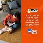 Tiger Tough MERV 8 24x24x1 Air Filters - 12-Pack
