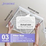 JASENG MERV 11 12x12 Air Filters - 2 Pack