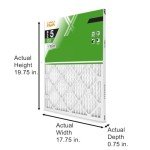 18x20x1 Pleated MERV 8 Air Filter 3-Pack