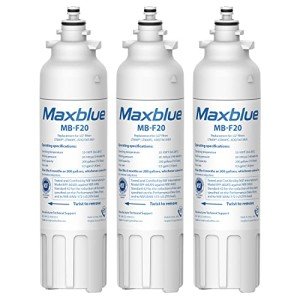 Maxblue ADQ73613401 Refrigerator Water Filter - 3 Pack