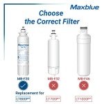 Maxblue ADQ73613401 Refrigerator Water Filter - 3 Pack