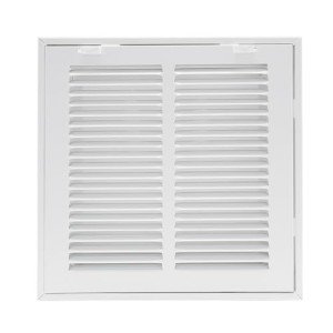 10"x10" Steel Return Air Filter Grille - White