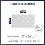 YEEREAD MERV 13 Air Filter 2-Pack, 14x30x1