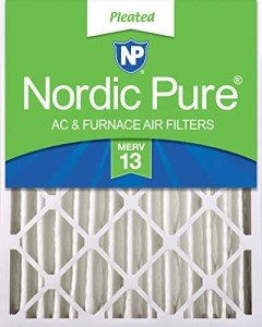 Nordic Pure MERV 13 18x24x4 Pleated Air Filter