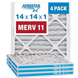 Aerostar 14x14x1 MERV 11 Pleated HVAC Filters