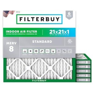 21x21 Air Filter MERV 8 (6-Pack)