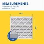 Aerostar MERV 13 Pleated Air Filters 12-Pack