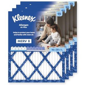 Kleenex Allergen Air Filter 16x20x1, 4-Pack