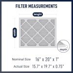 YEEREAD 16x20x1 MERV 11 Air Filters, 6-Pack