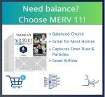 YEEREAD 16x20x1 MERV 11 Air Filters, 6-Pack