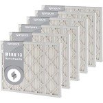 SpiroPure MERV 13 Pleated Air Filters (6 Pack)