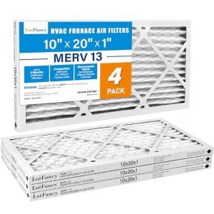 LotFancy MERV 13 Air Filters for Pets (4-Pack)