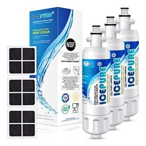 3-Pack LG, Kenmore Refrigerator Water & Air Filters
