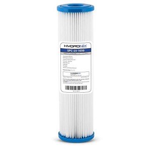 Hydronix 10" x 2.5" Pleated Sediment Filter