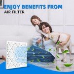 20x24x1 Pleated Furnace Air Filters (6 Pack)