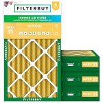 16x24x4 Pleated MERV 11 Air Filters (4-Pack)