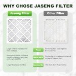 16x25x1 MERV 8 Furnace Filters (4 Pack)