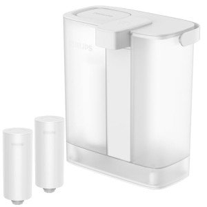Philips 12-Cup Water Filter Pitcher with 2 Filters