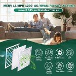 UBeesize 14x14x1 MERV 11 Air Filter 9-Pack